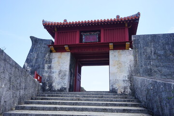 日本 那覇 首里城 漏刻門
