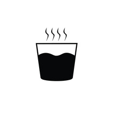 a glass of warm drink icon
