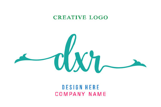 DXR lettering logo is simple, easy to understand and authoritative