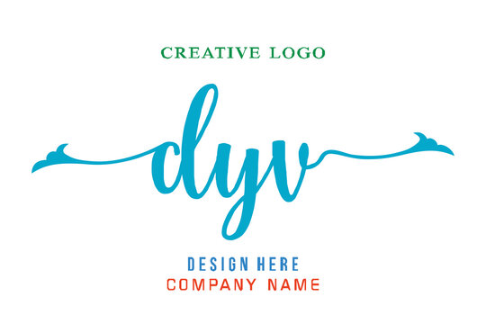 DYV lettering logo is simple, easy to understand and authoritative
