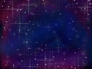 Fototapeta premium Fondo Abstracto Estrellas Firmamento Azul