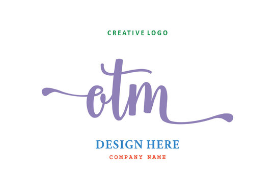 OTM lettering logo is simple, easy to understand and authoritative
