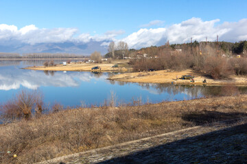 Winter view of Koprinka Reservoir, Bulgaria