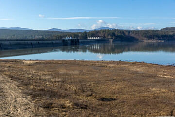 Winter view of Koprinka Reservoir, Bulgaria