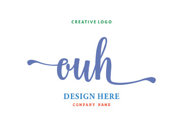 OUH lettering logo is simple, easy to understand and authoritative