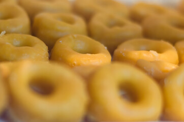 Typical Spanish bakery product called rosquillas