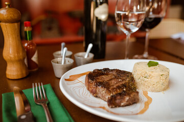 Carne com Farofa