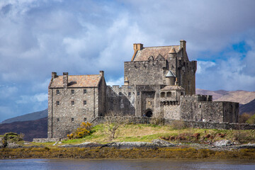 Fototapeta premium scottish castle country continent