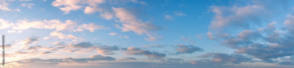 Wall mural blue sky with clouds for sky replacement