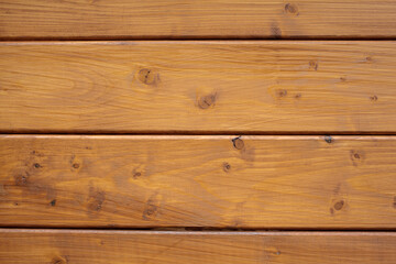 Naklejka premium Yellowish brown wood plank texture background