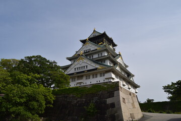 Naklejka premium 大阪城天守閣