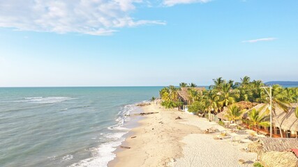 playa en la tarde