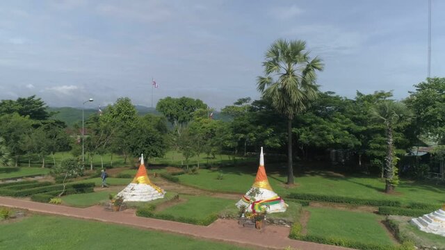 The Three Pagodas last station death railway in Kanchanaburi Thailand