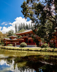 Fototapeta premium Byodo-In Temple in Oahu, Hawaii