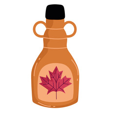 syrup bottle maple