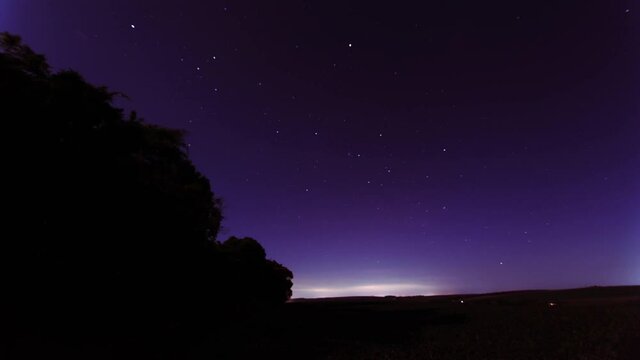 Trancoso - BA - Brazil - TimeLapse by night on the beach
