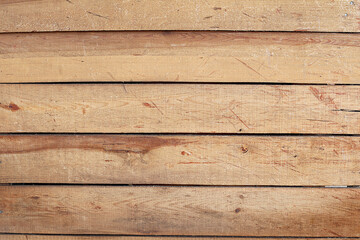 Wooden boards used in carpentry