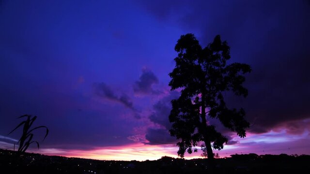 Trancoso - BA - Brazil - TimeLapse by night on the beach
