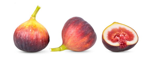 fig on white background