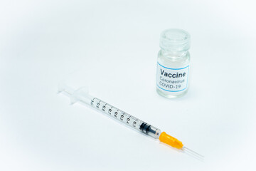 コロナウイルスワクチン予防接種(イメージ)