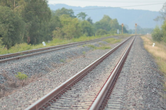 railway in the countryside 