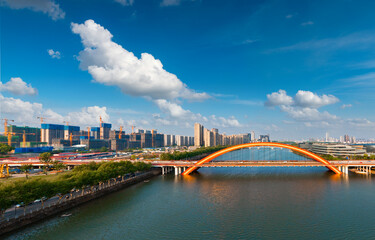 Shuanglong Bridge, Jinhua City, Zhejiang Province, China