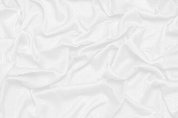 white cloth background soft wrinkled fabric patrem and surface