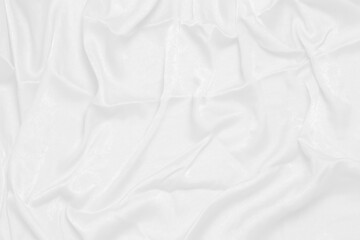 white cloth background soft wrinkled fabric patrem and surface