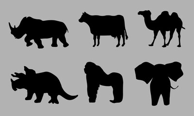 ANIMALS_VECTOR_SILHOUETTE