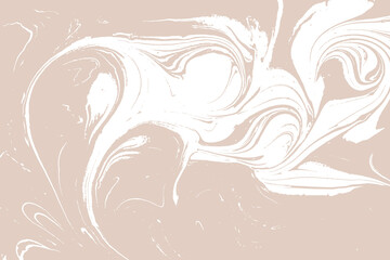Fototapeta premium Beige light artwork marble texture. Vector illustration.