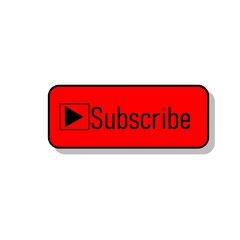 Illustration of Subscribe button icon. Business concept subscribe pictogram.