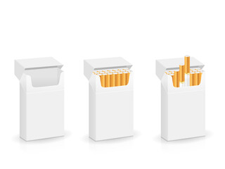 Pack of cigarettes set