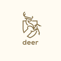 Heraldic deer