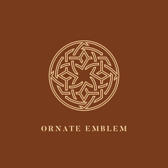 Ornate emblem