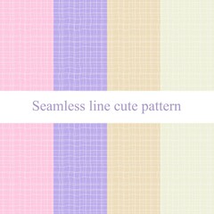 Seamless line pattern for backgrounds