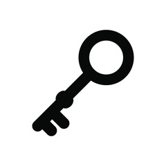 Key icon vector graphic illustration