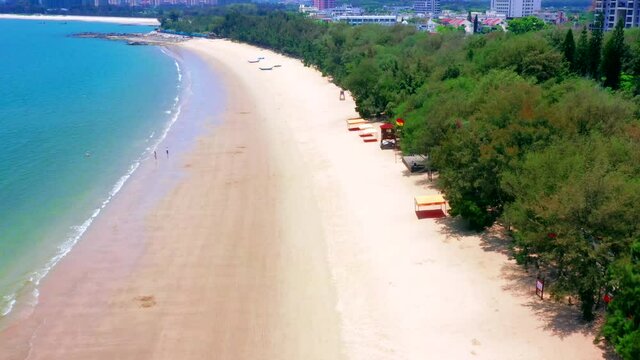 Aerial photo of Malan Bay Beach, Dongshan Island, Fujian Province, China