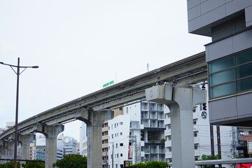 City landscape of Naha in Okinawa, japan. Panorama - 沖縄 那覇市の街並み