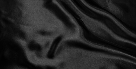 Black cloth texture background