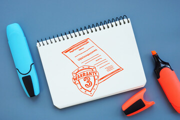 Warranty Deed V sketch on the piece of paper.