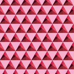 pink geometric triangular pattern