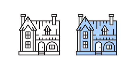 House icon. Simple vector illustration home.