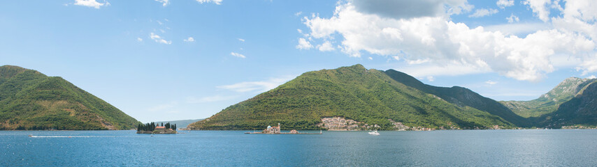Fototapeta na wymiar Panoramic View of Perast, Montenegro