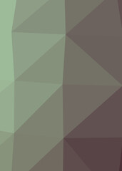 Obraz premium Abstract color Low-Polygones Generative Art background illustration