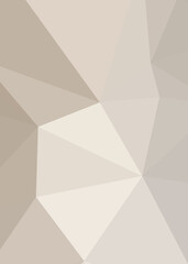 Abstract color Low-Polygones Generative Art background illustration
