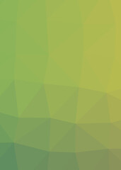 Abstract color Low-Polygones Generative Art background illustration