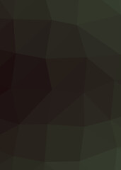 Fototapeta premium Abstract color Low-Polygones Generative Art background illustration