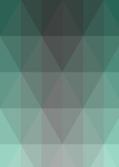 Fototapeta premium Abstract color Low-Polygones Generative Art background illustration