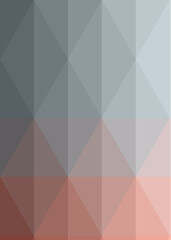 Abstract color Low-Polygones Generative Art background illustration