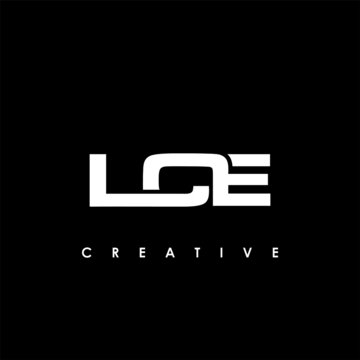 LCE Letter Initial Logo Design Template Vector Illustration